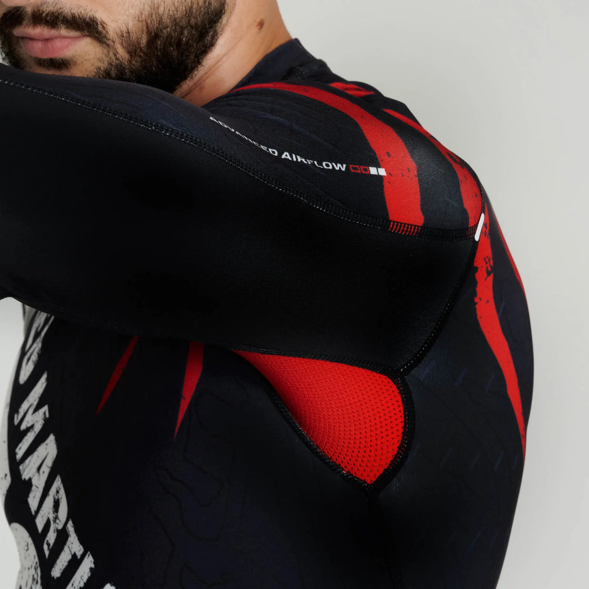 Leone 1947 AB941 Primal Instinct Black Rashguard Long Sleeves