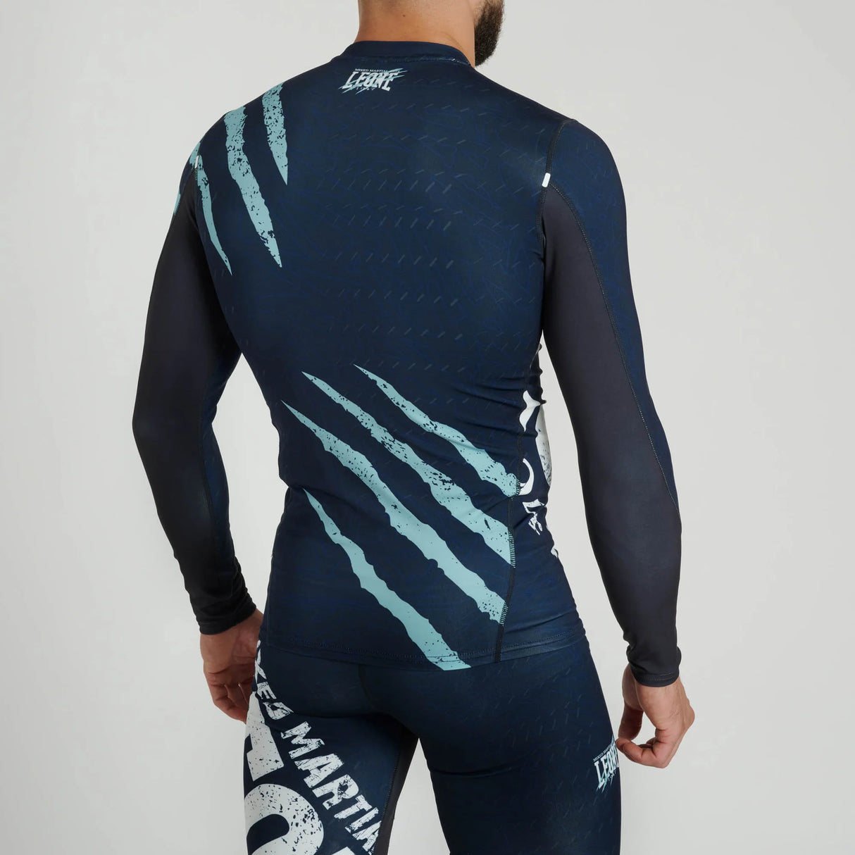 Leone 1947 AB941 Primal Instinct Blue Rashguard Long Sleeves