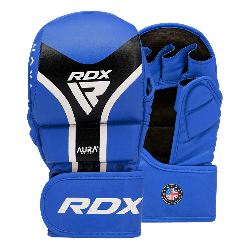 RDX T17 Shooter Aura Plus Blue/Black Mma sparing rokavice