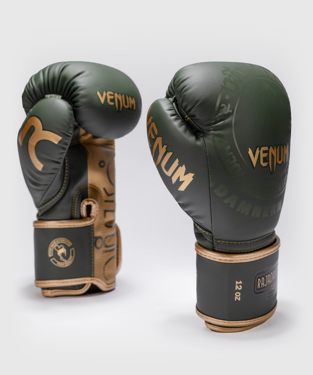 Venum x Rajadamnern Military Green Boxing rokavice