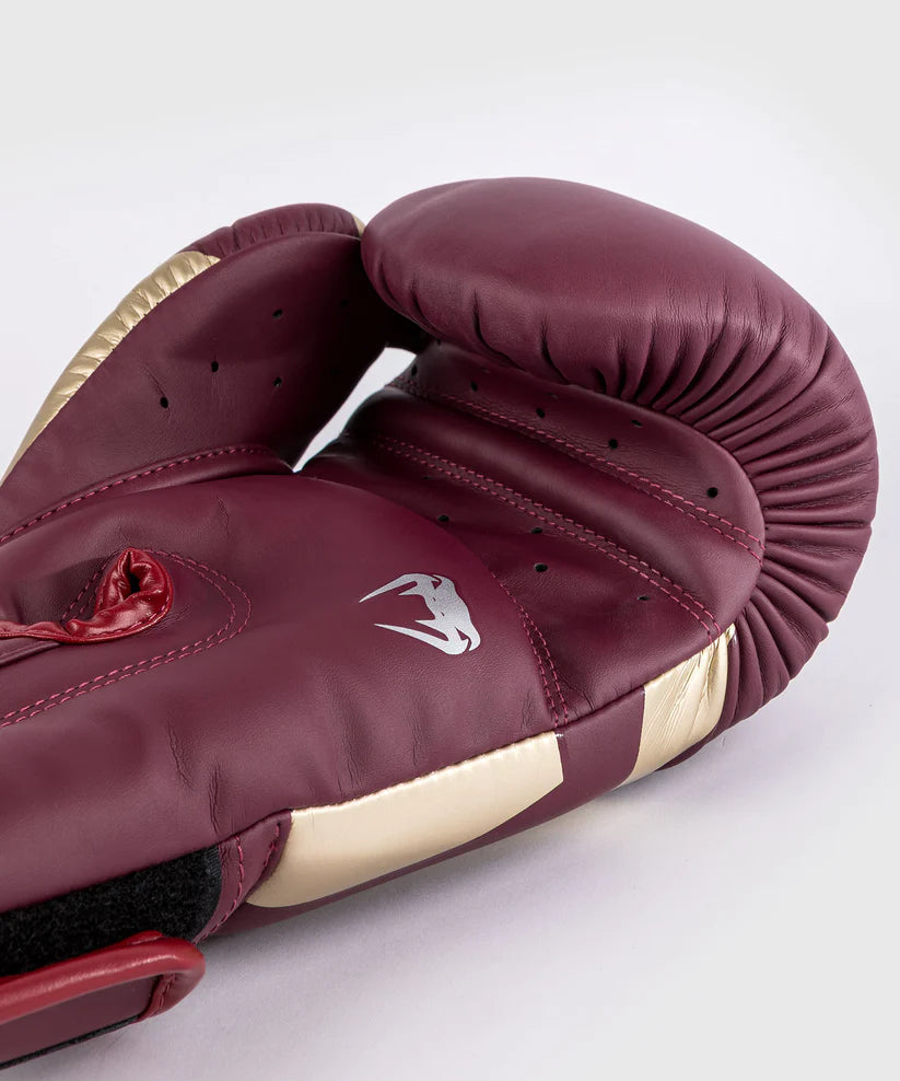 Venum Elite Evo Burgundy/Silver rokavice