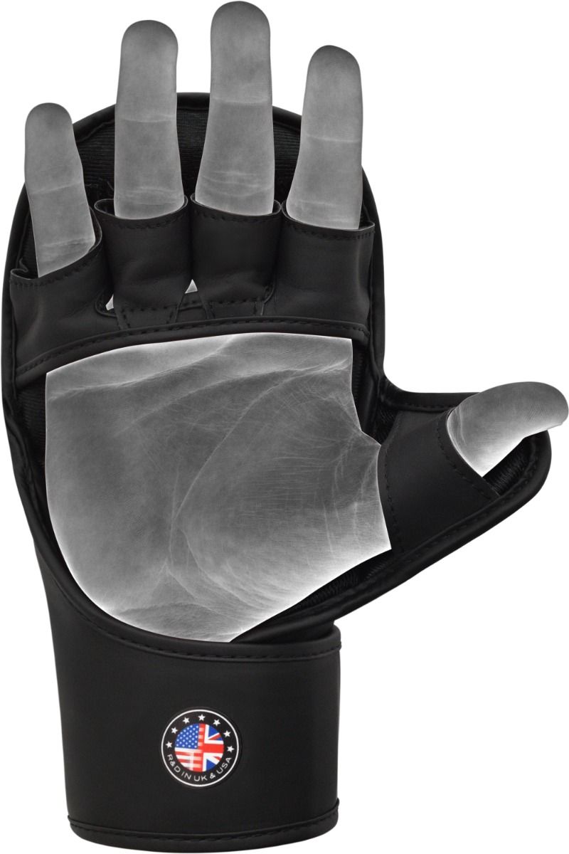 RDX T17 Shooter Aura Plus Black/Gold Mma sparing rokavice