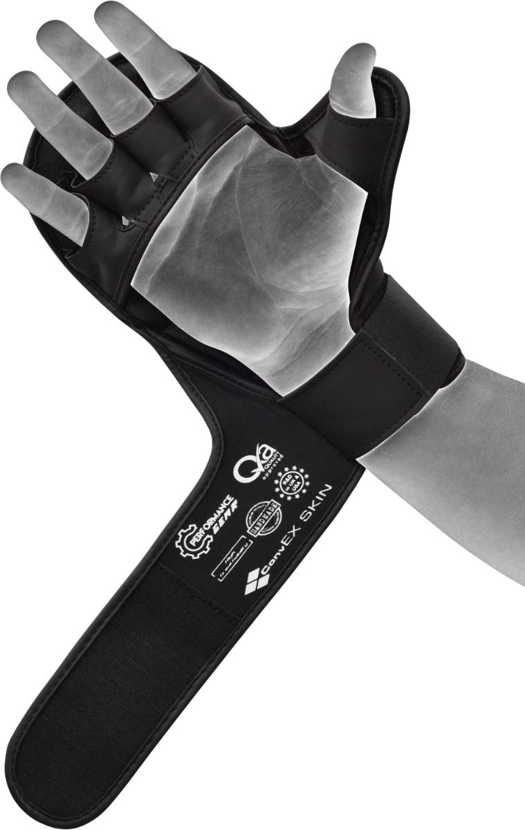 RDX T17 Shooter Aura Plus Black/Gold Mma sparing rokavice