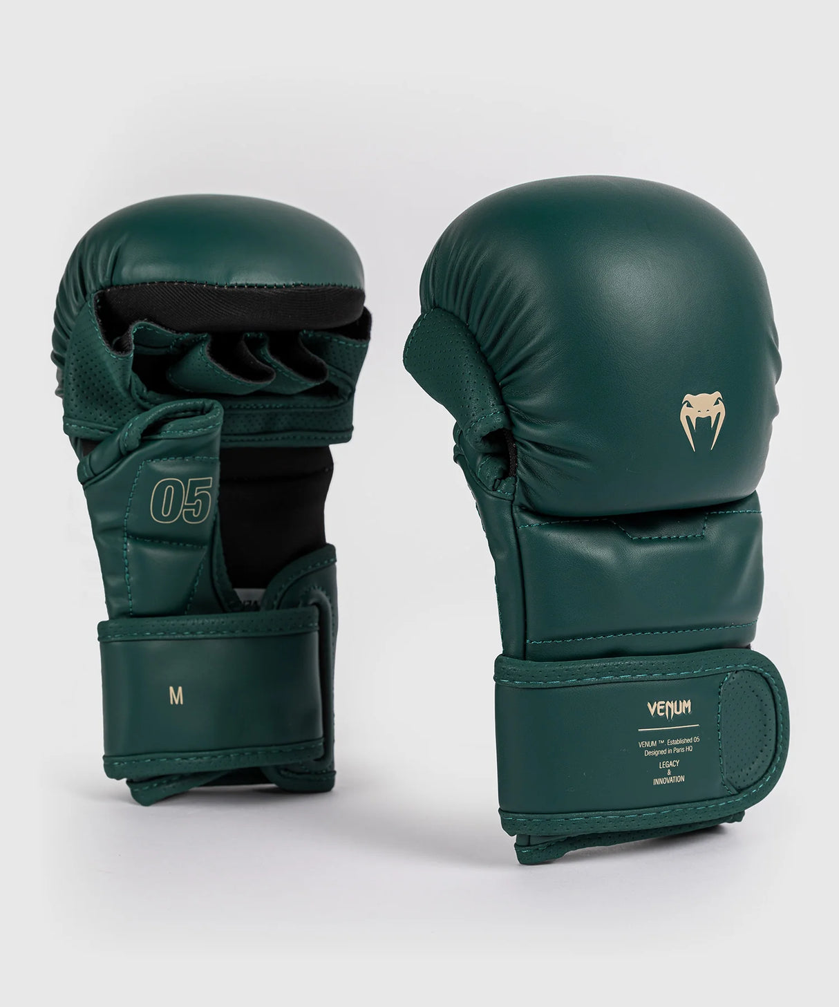 Venum Impact Evo Emerald Green MMA Gloves For Sparring
