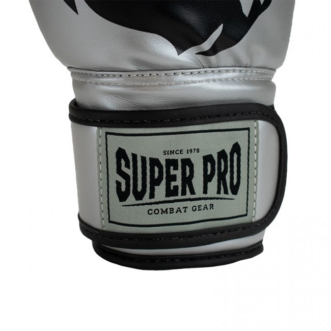 Otroške Super Pro Combat Gear Talent Silver/Black rokavice