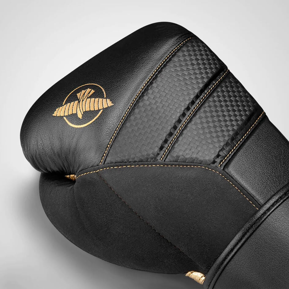 Hayabusa T3 Black/Gold Boxing Gloves