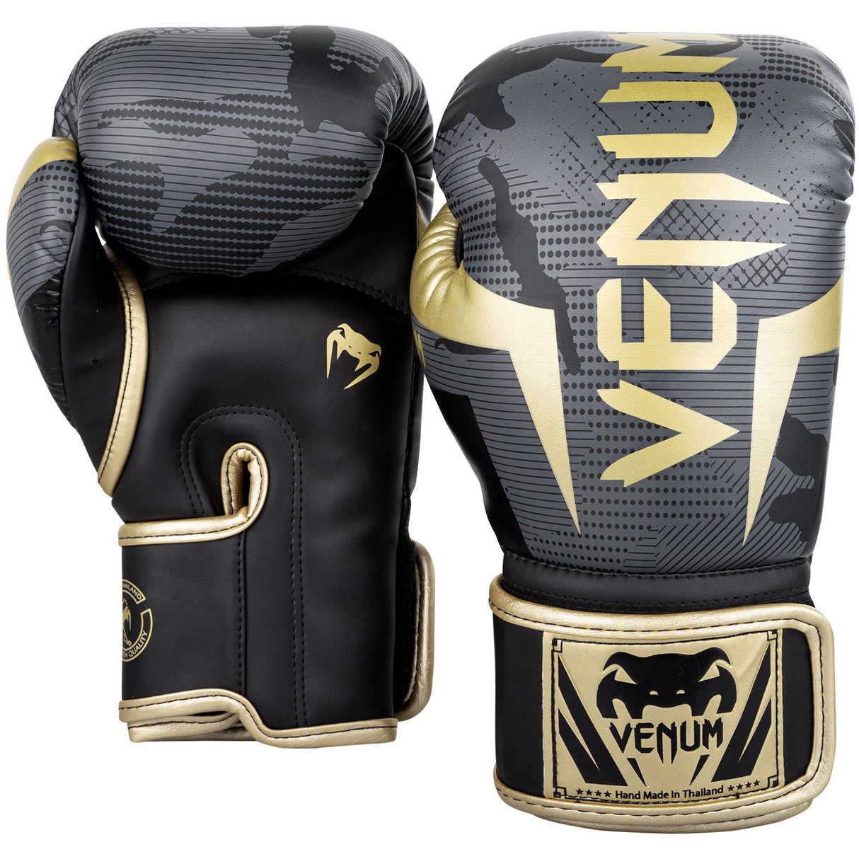 Venum Elite Dark Camo/Gold rokavice