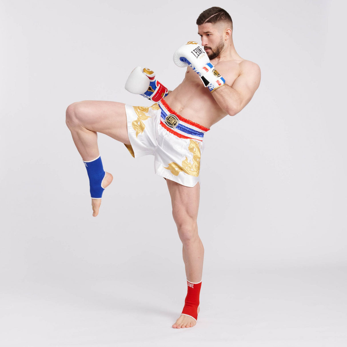 Leone 1947 GN114 Muay Thai White Gloves