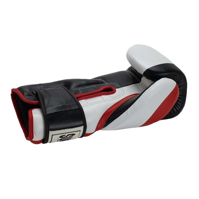 Super Pro Combat Gear Bruiser White/Black/Red Gloves