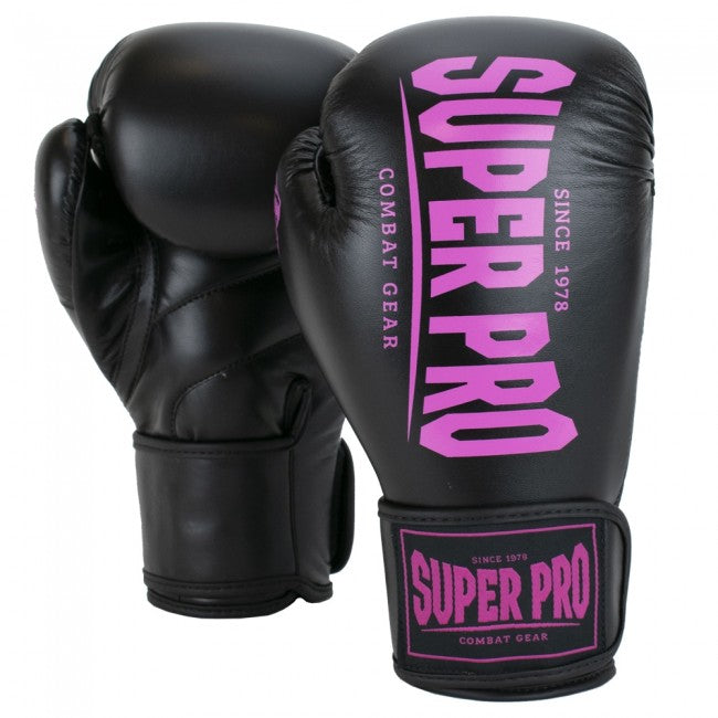 Super Pro Combat Gear Champ Black/Pink rokavice