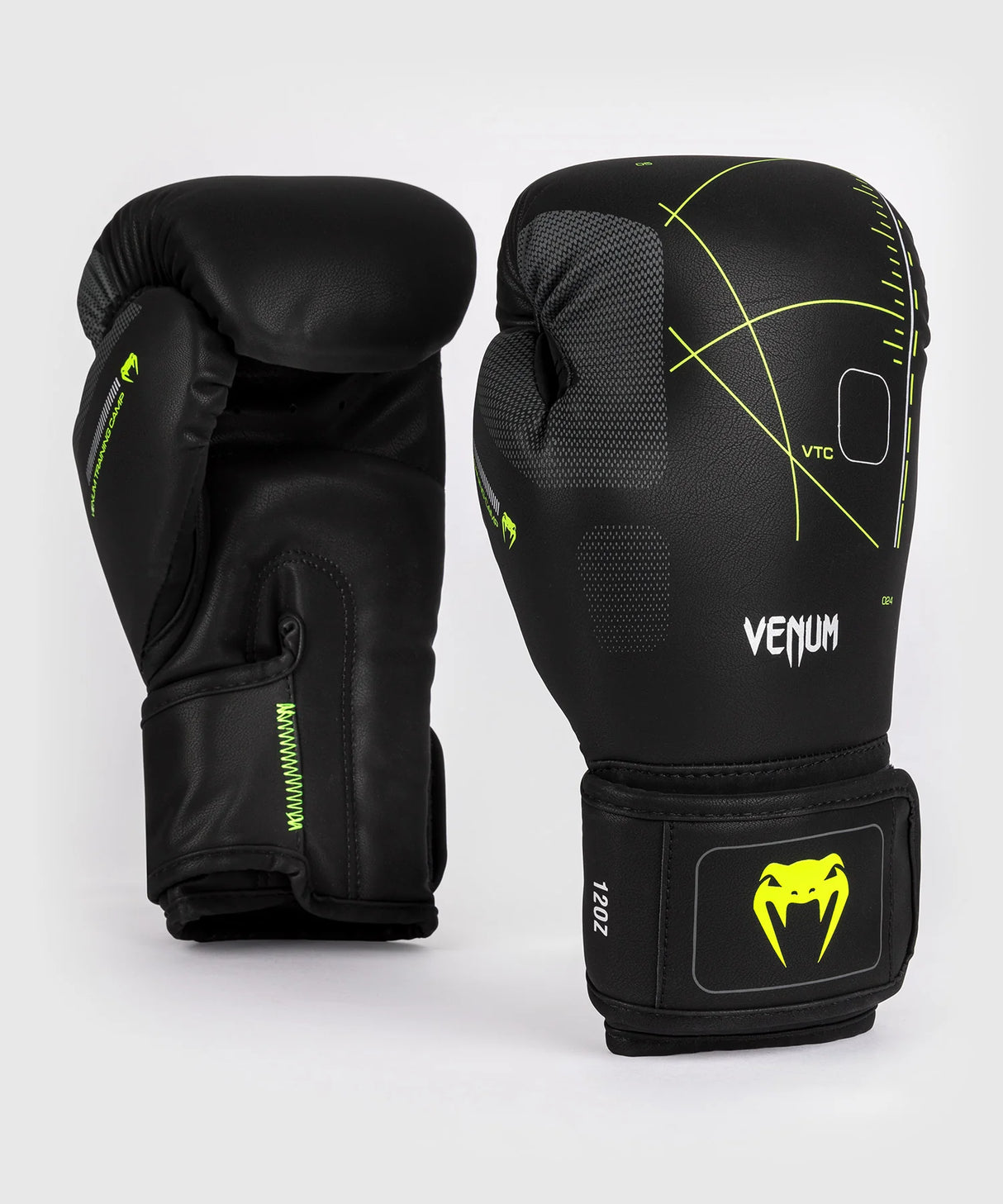Venum Training Camp 4.0 Black/Neo Green Rokavice