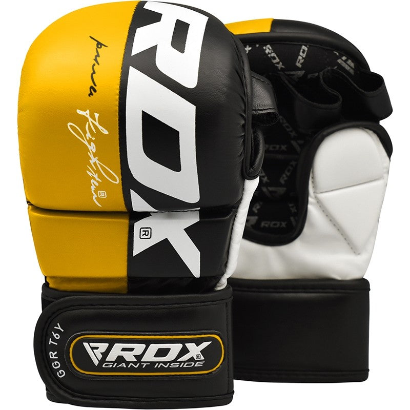 RDX T6 Yellow Mma sparing rokavice