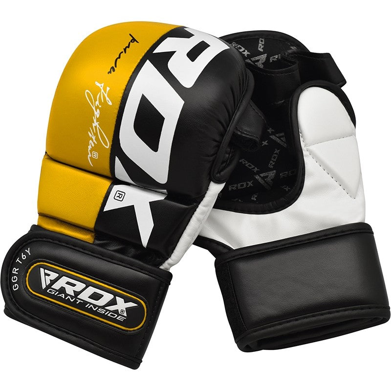 RDX T6 Yellow Mma sparing rokavice