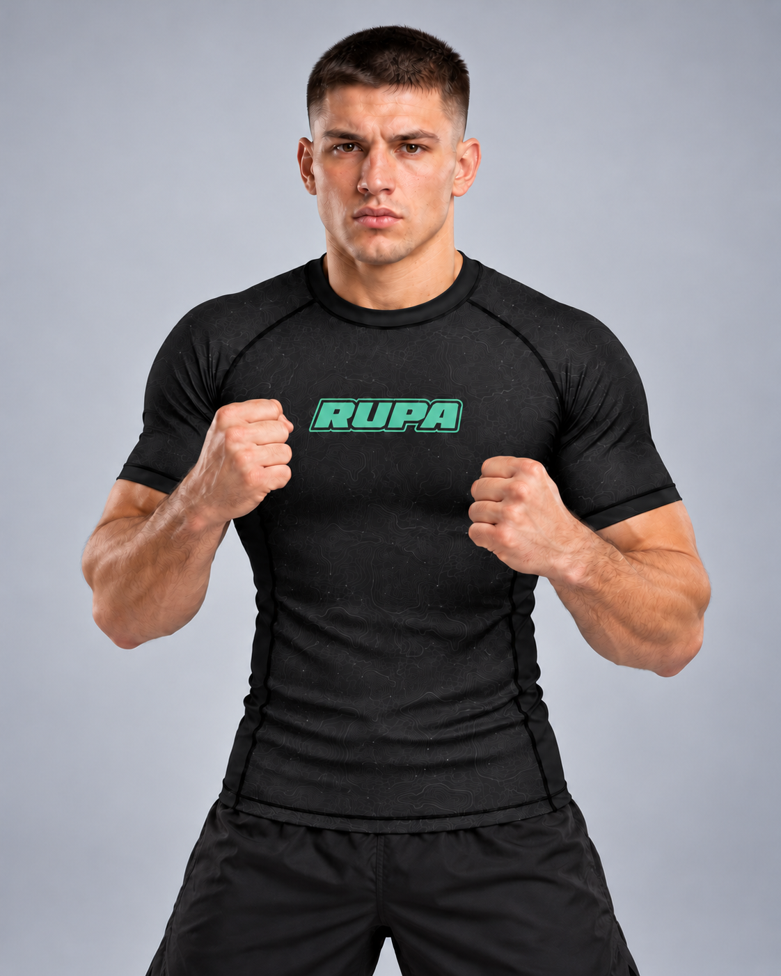 RUPA I UNDRG I BLACK I RASHGUARD