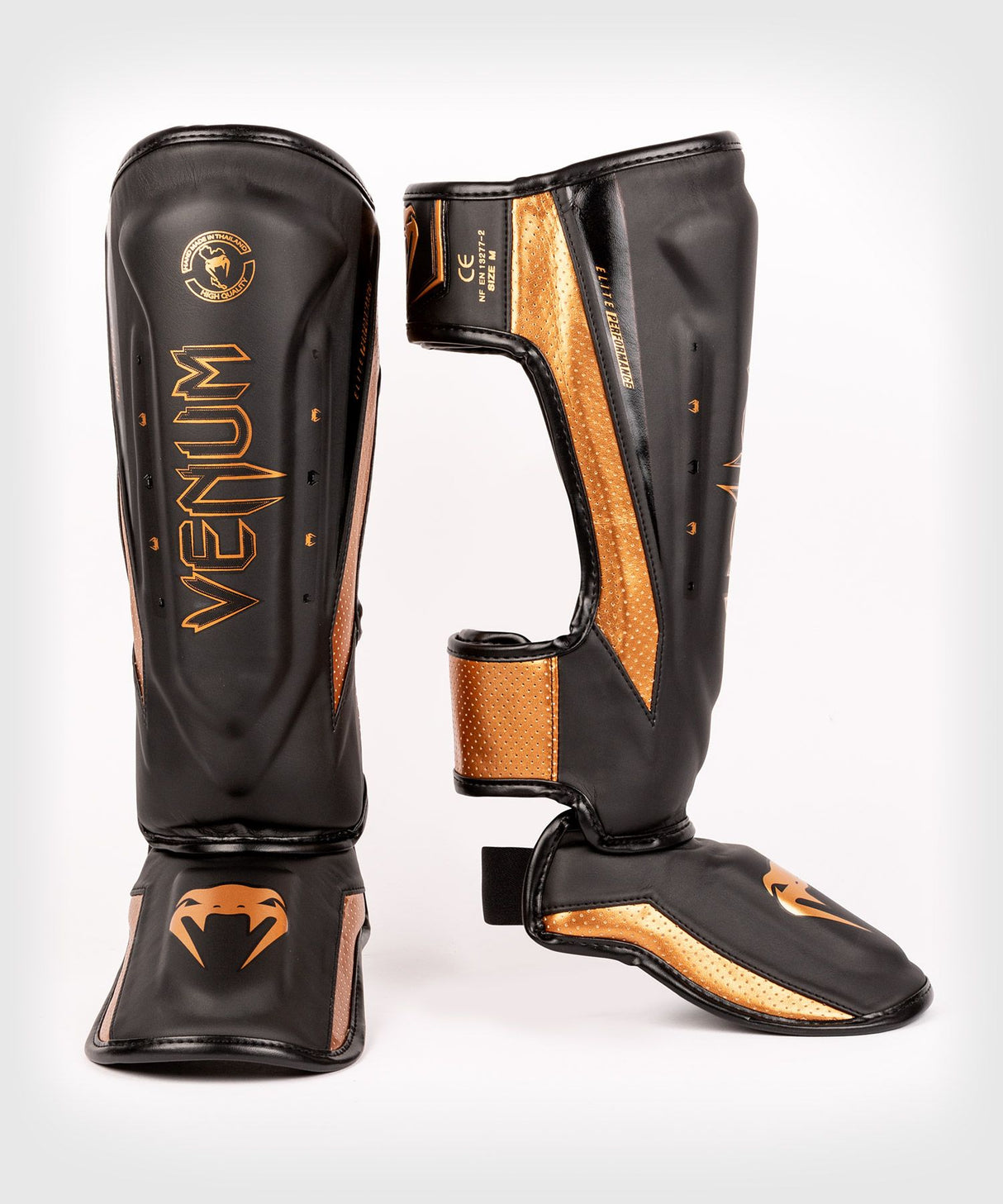 Venum Elite Evo Black/Bronze Štitnici za potkoljenicu i nart