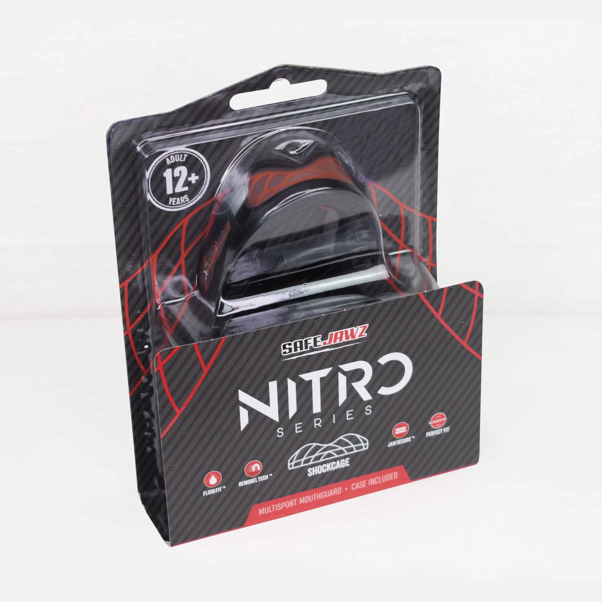 SAFEJAWZ Nitro Series Black&Red Štitnik Za Zube