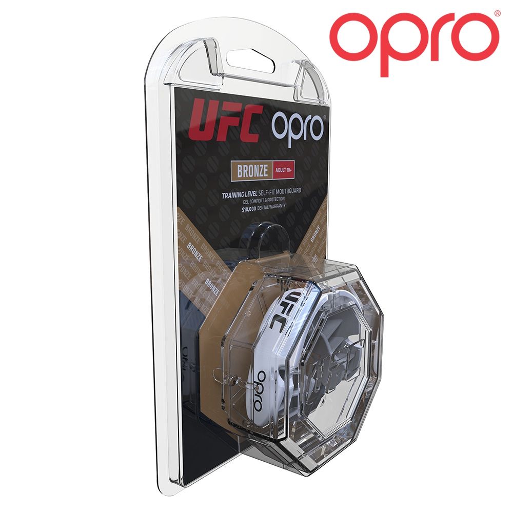 OPRO UFC Bronze Level White ščitnik za zobe