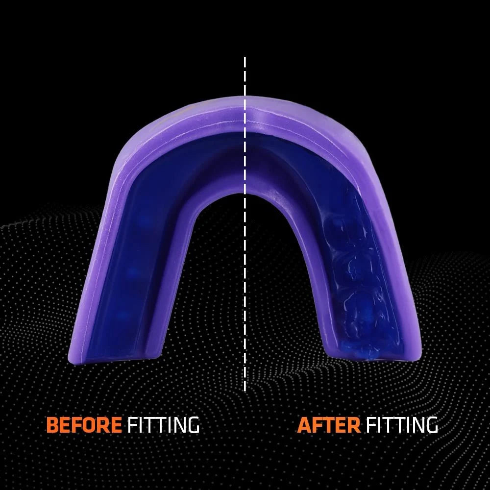 Shock Doctor Gel Strike Miami Purple Mouthguard
