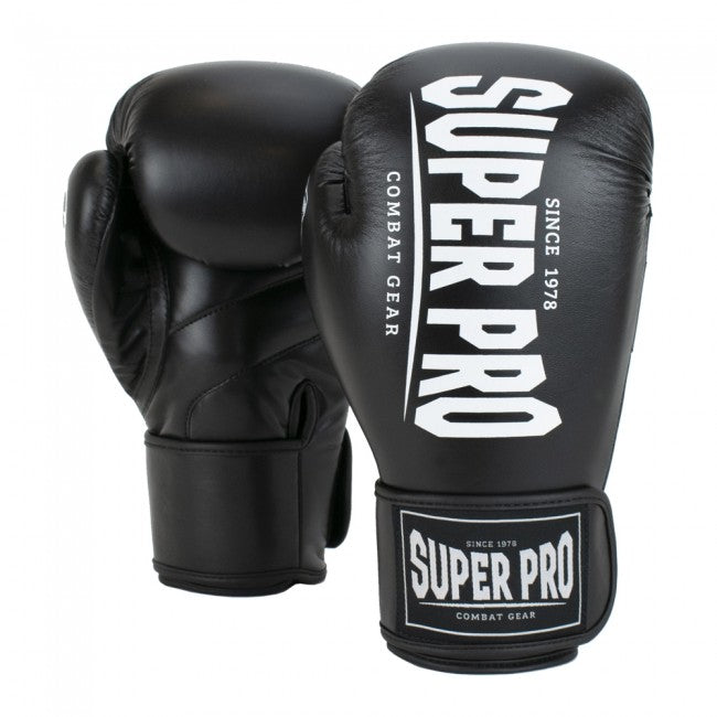 Super Pro Combat Gear Champ Black/White Gloves