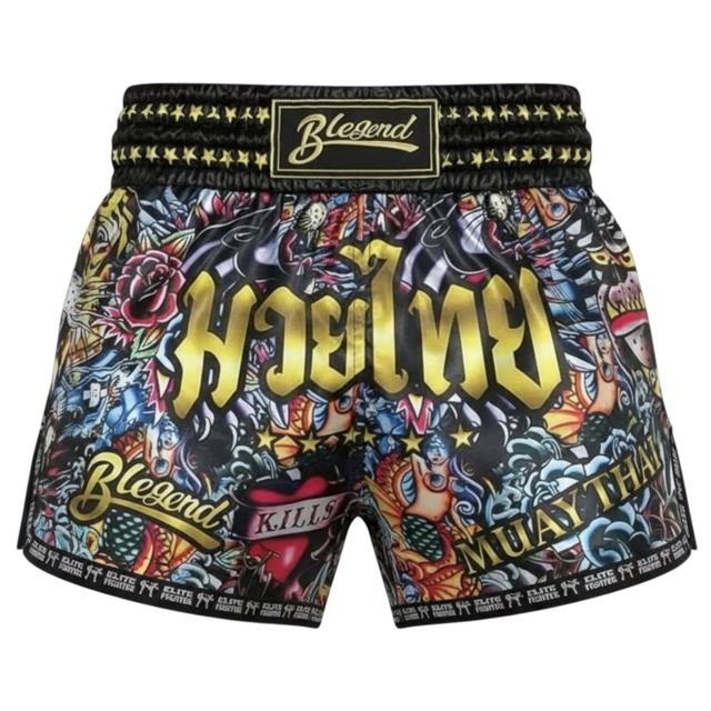 B Legend 9 Thai Boxing Shorts