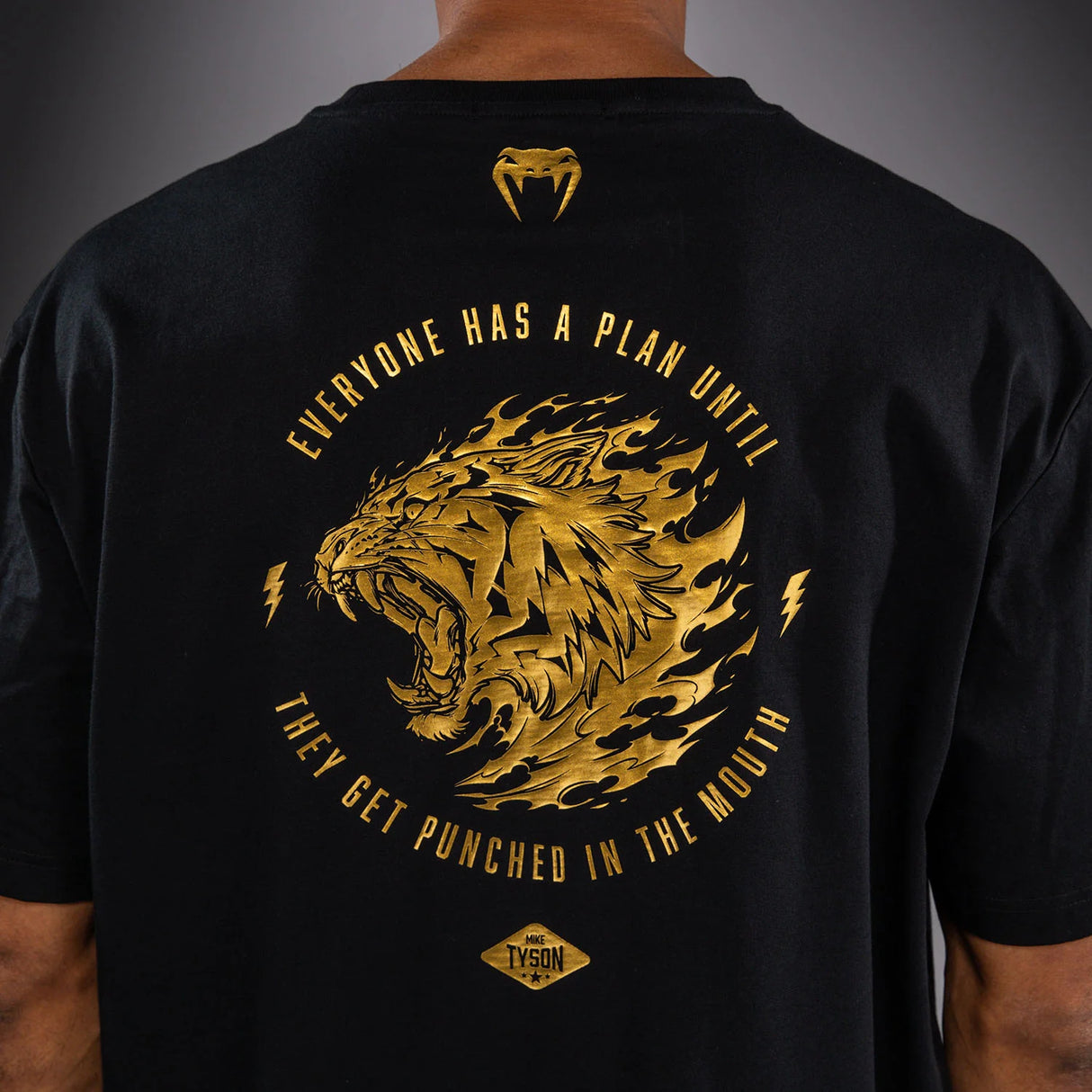 Venum x Mike Tyson Tiger T-Shirt - Black/Gold