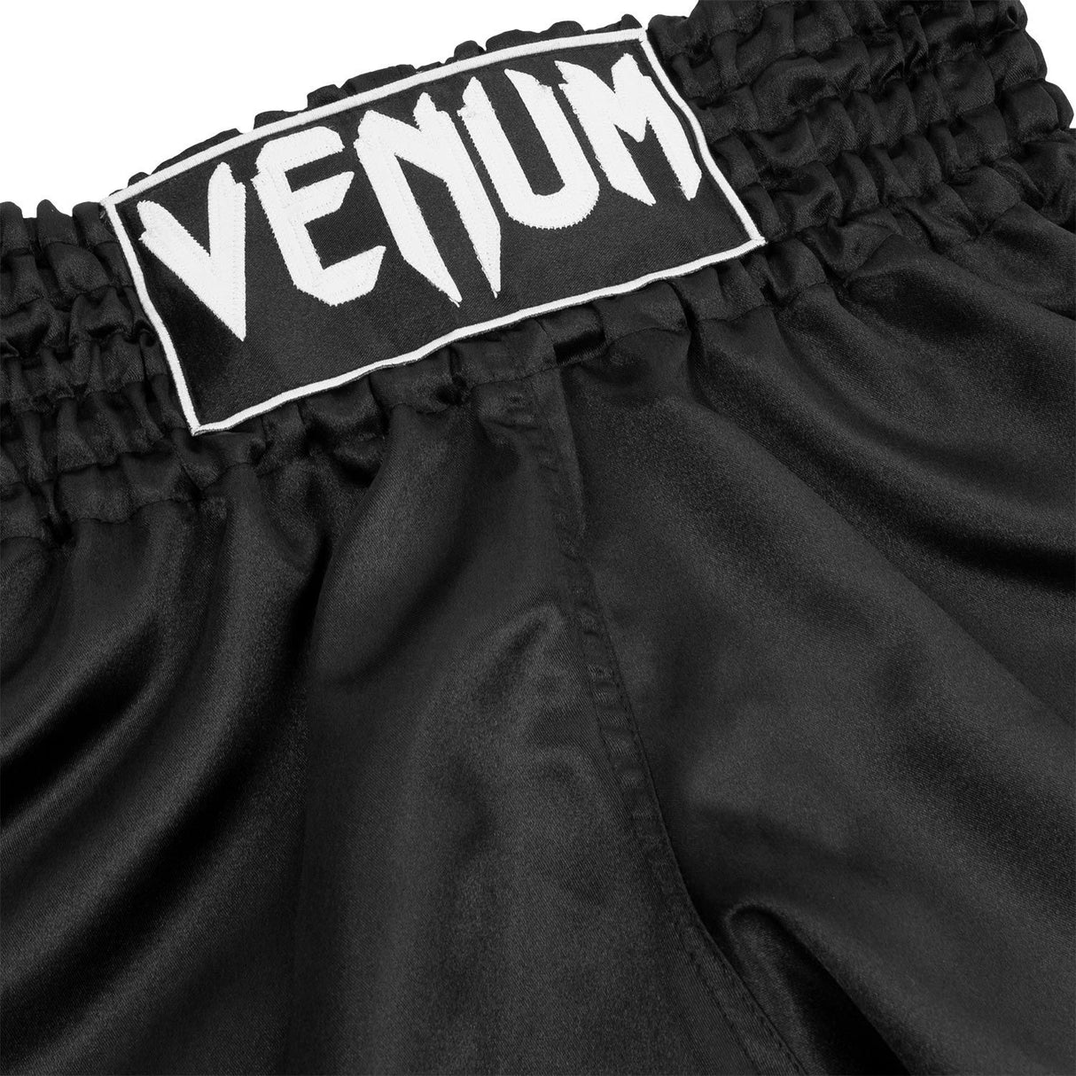 Venum Muay Thai Classic Black/White Thai Boxing Shorts