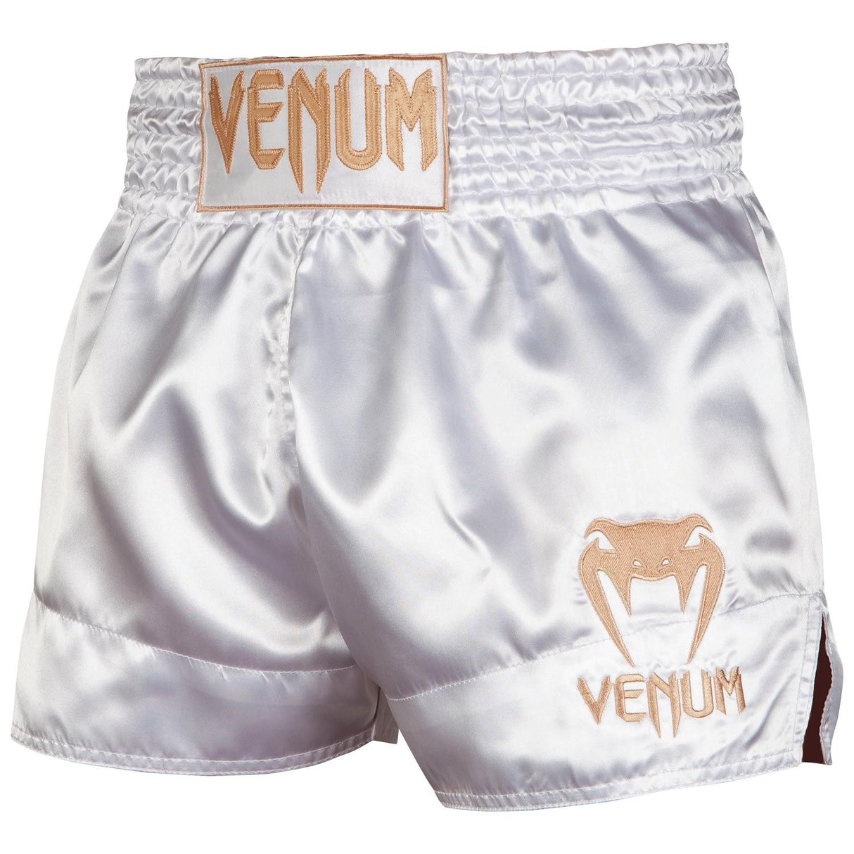 Venum Muay Thai Classic White/Gold Thai Boxing Shorts