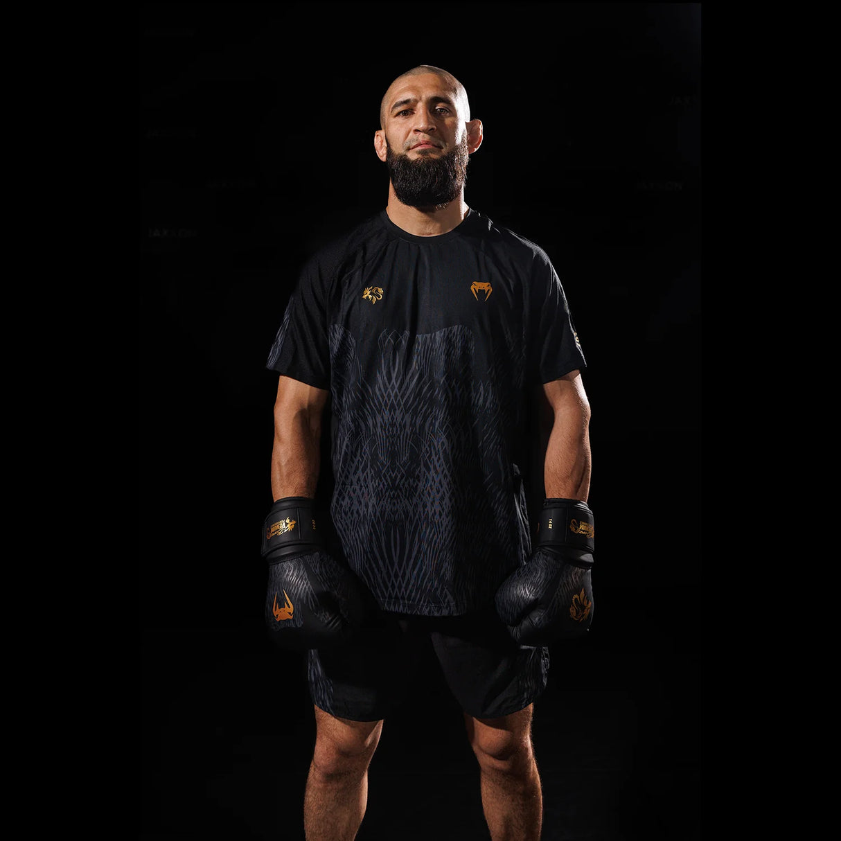 Venum x Chimaev Dry Tech Black/Grey majica