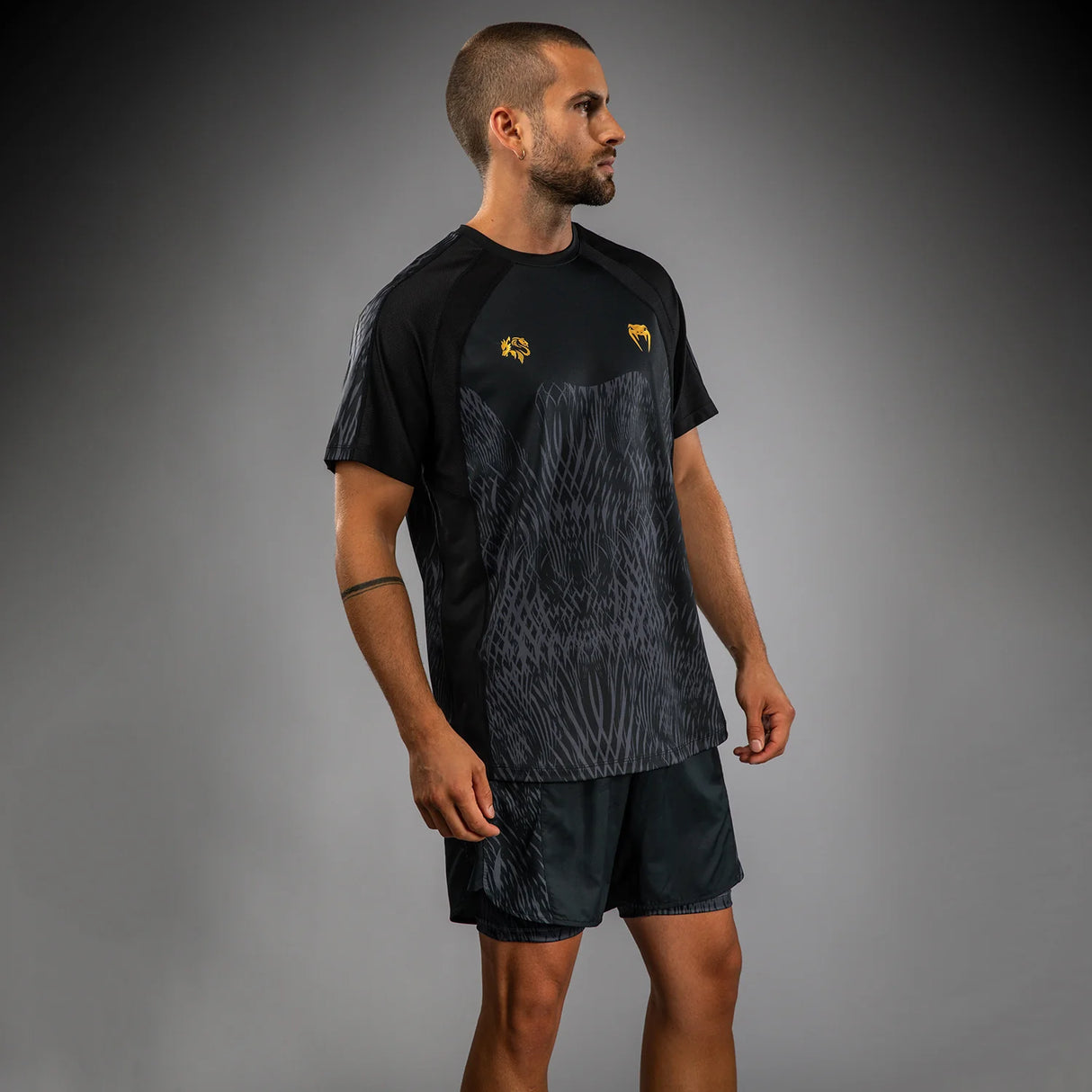 Venum x Chimaev Dry Tech Black/Grey majica