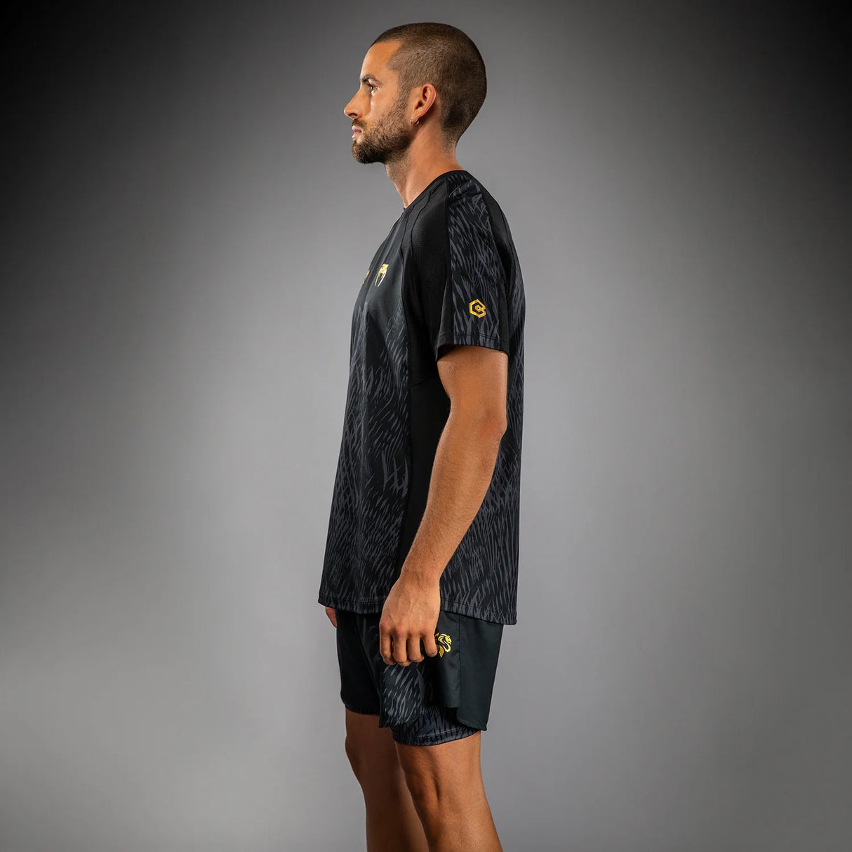 Venum x Chimaev Dry Tech Black/Grey majica