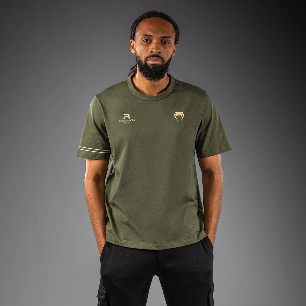 Venum x Rajadamnern Military Green majica