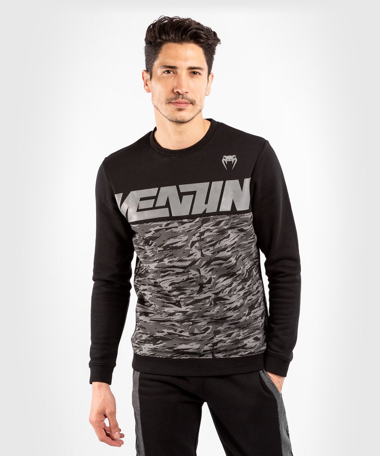 Venum Connect Black/Dark Camo Sweatshirt