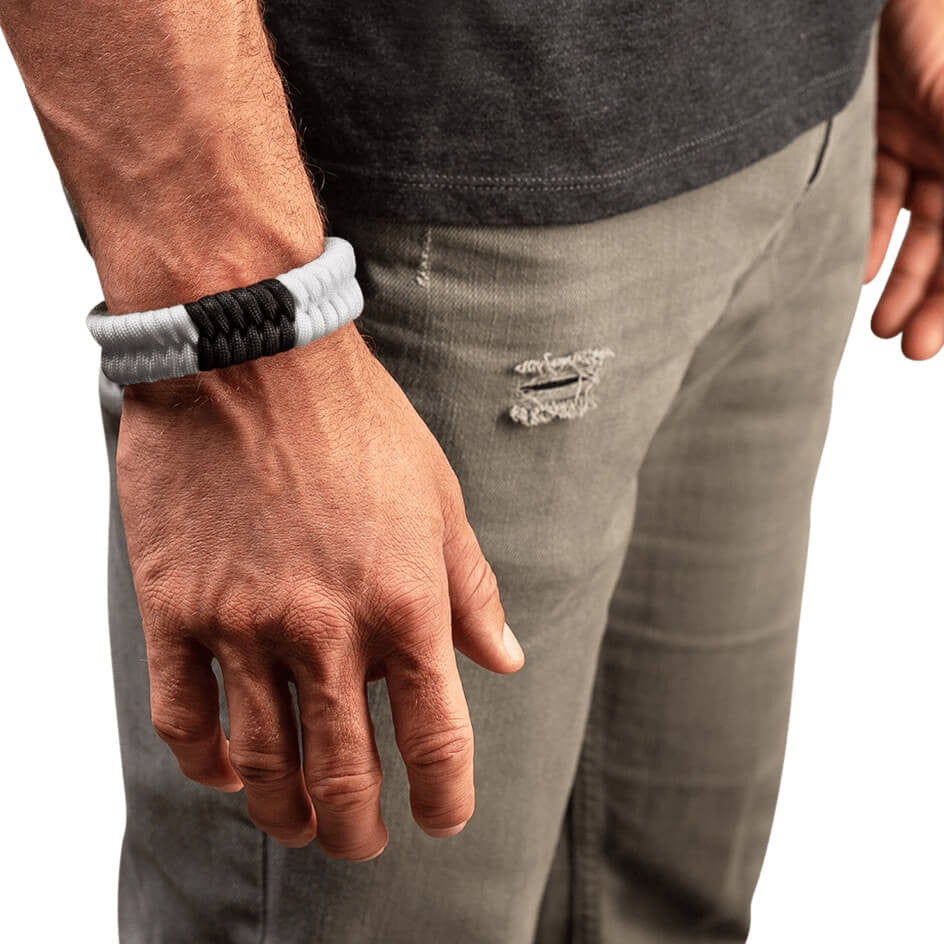 Hayabusa Jiu Jitsu White Bracelet