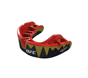 OPRO UFC Platinum level Black/Metal Red Fangz ščitnik za zobe