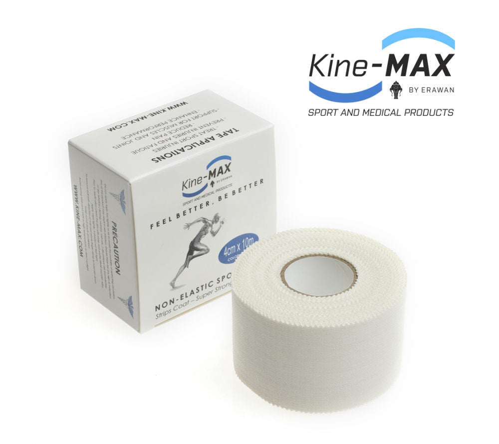 Kine-MAX White nelastičen tape 4 cm x 10 m