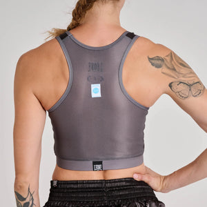 Leone 1947 AB993 WAKO Sports Bra With Hard Protection Black