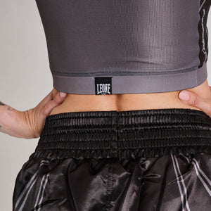 Leone 1947 AB993 WAKO Sports Bra With Hard Protection Black