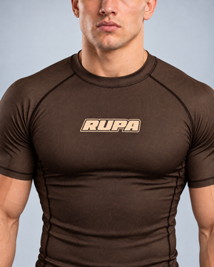 RUPA I UNDRG I BROWN I RASHGUARD
