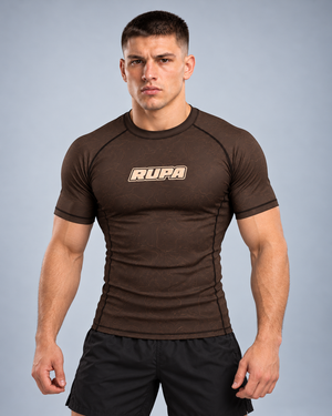 RUPA I UNDRG I BROWN I RASHGUARD
