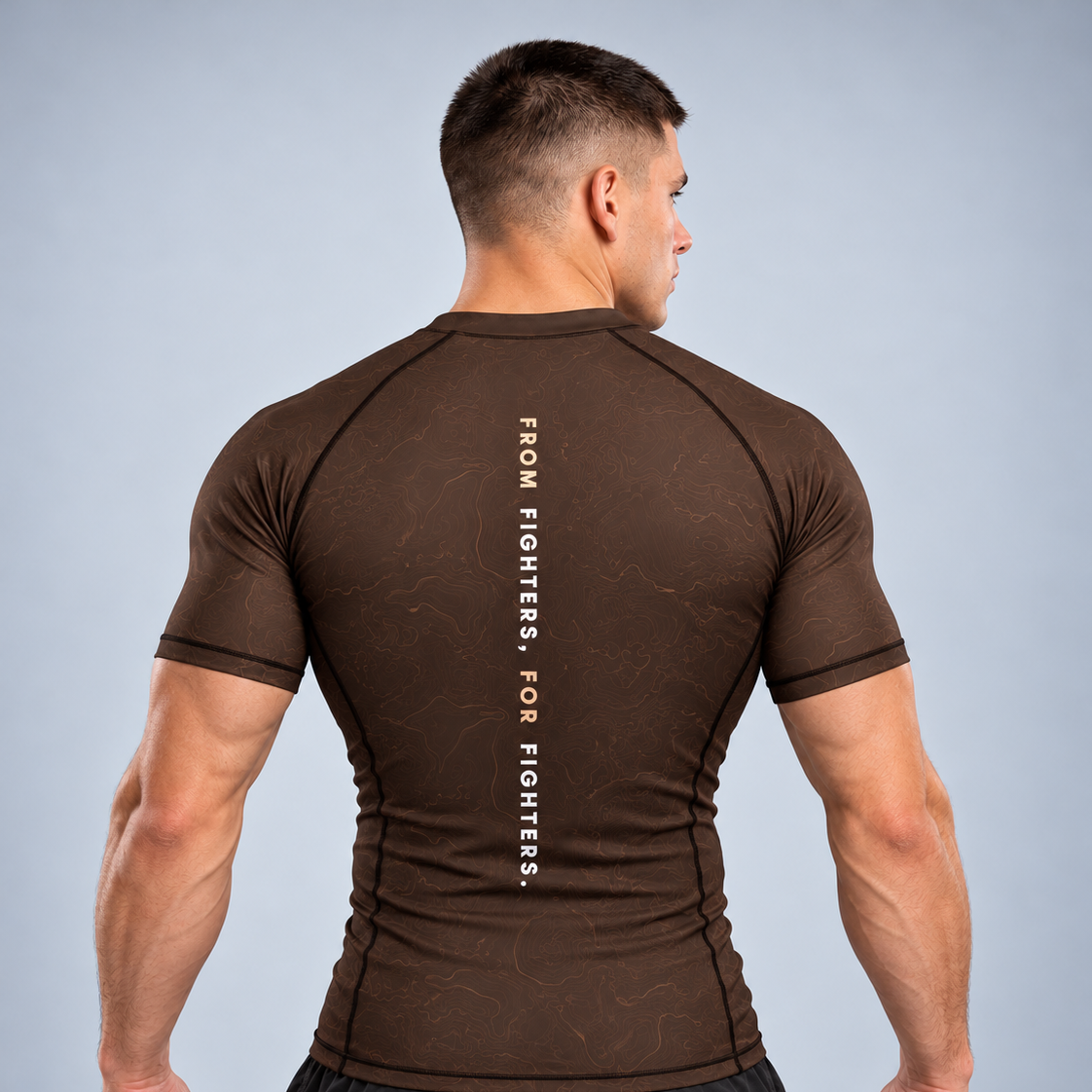 RUPA I UNDRG I BROWN I RASHGUARD