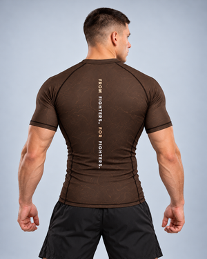 RUPA I UNDRG I BROWN I RASHGUARD