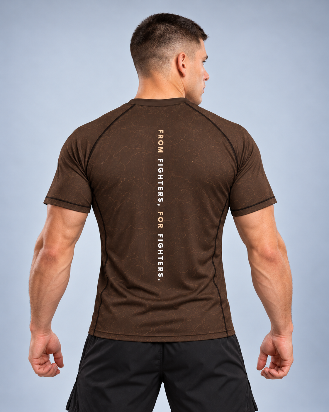 RUPA I UNDRG I BROWN I Dry Tech T-Shirt