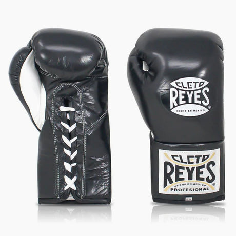 Cleto Reyes Official Black Rokavice Za Boks Na Vezalke