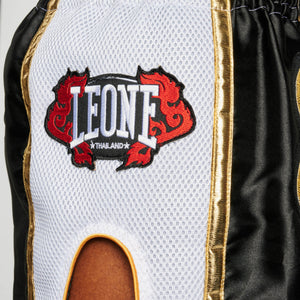 Leone 1947 AB875 SIAM Black hlačke za tajski boks