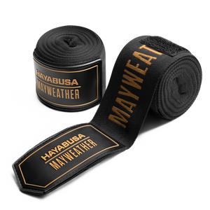 Hayabusa Mayweather 180" Deluxe Black Bandaže