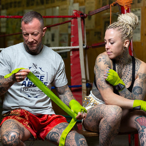 Hayabusa Perfect Stretch Green Handwraps