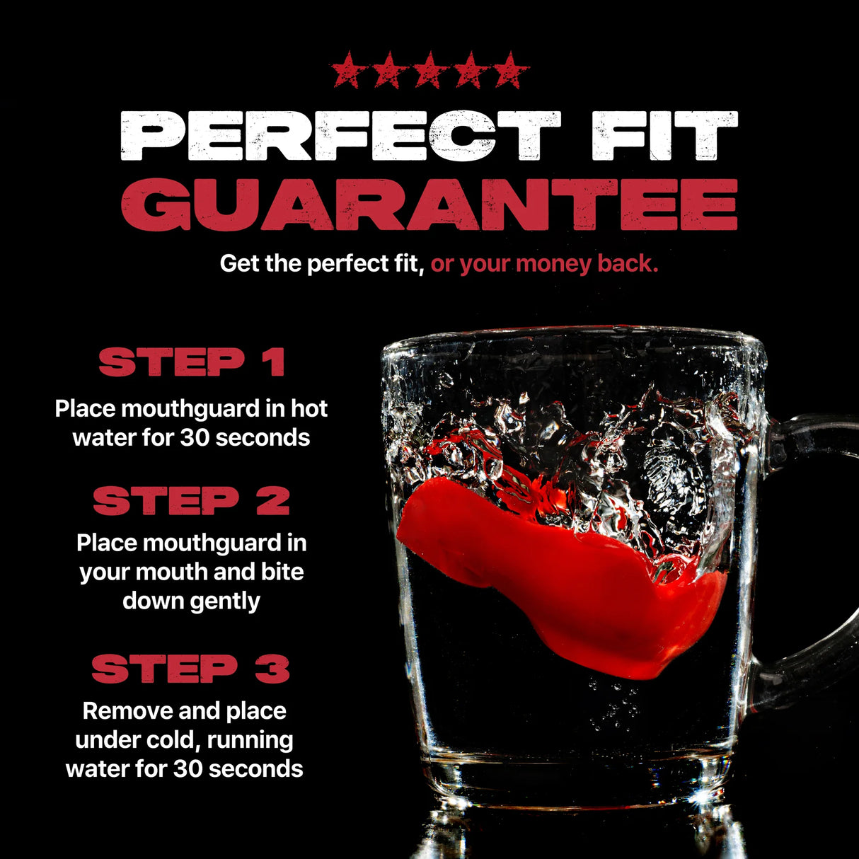 SAFEJAWZ Red Ščitnik Za Zobe Za Tiste Z Zobnim Aparatom