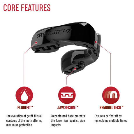 SAFEJAWZ  Intro Black ščitnik za zobe