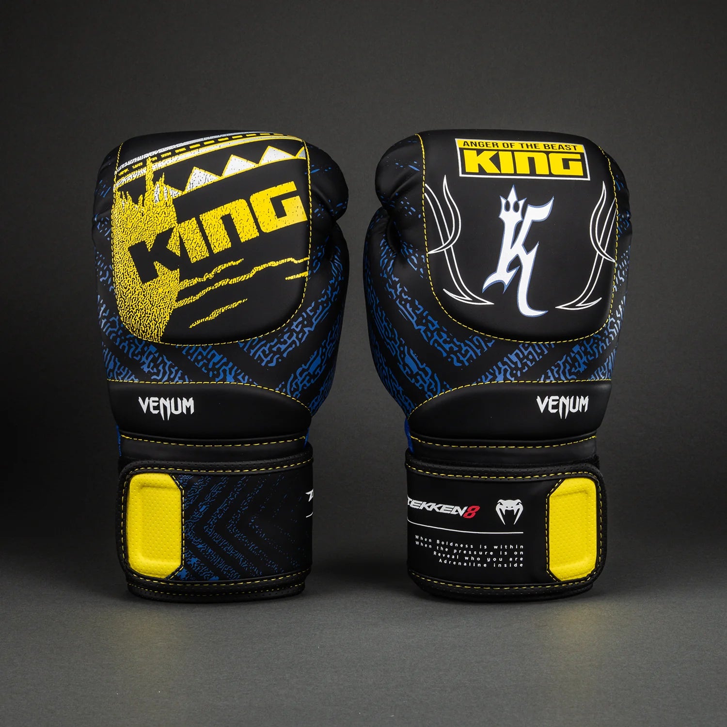 Venum x TEKKEN 8 - King - Black/Yellow rokavice za boks