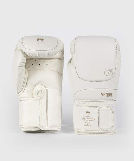 Venum Impact Evo Scales Boxing Gloves - Ivory